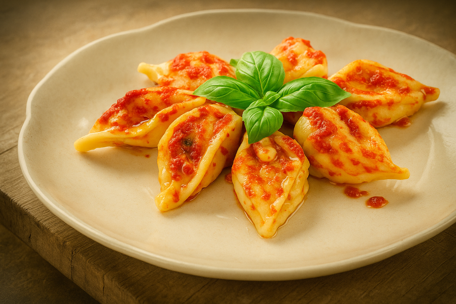 Recept voor Culurgiones, Sardijnse ravioli in de vorm van een maïskolf, handgemaakt met aardappelen, pecorino kaas en munt